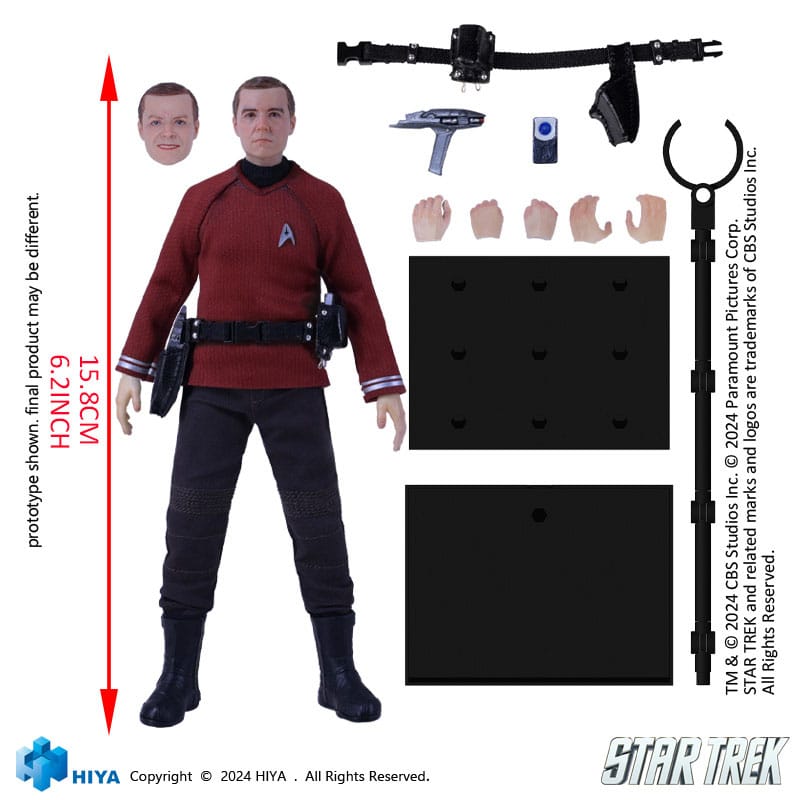 Star Trek 2009 Exquisite Super Series Action Figure 1/12 Scotty 16 cm