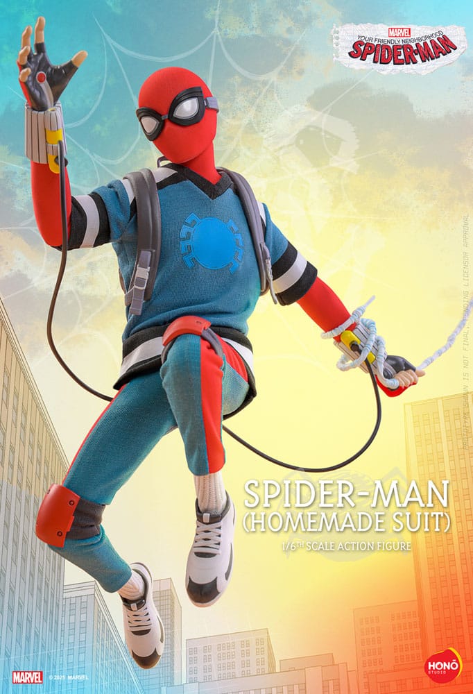 Your Friendly Neighborhood Spider-Man Action Figure 1/6 Spider-Man (Homemade Suit) 29 cm