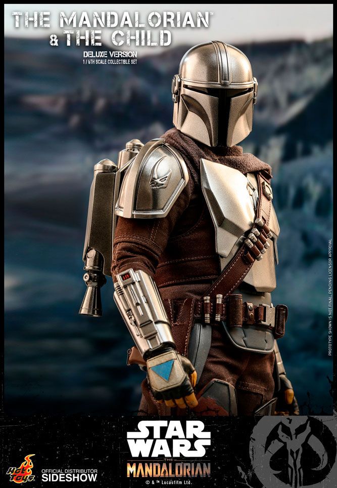 Star Wars The Mandalorian Action Figure 2-Pack 1/6 The Mandalorian &amp; The Child Deluxe 30 cm