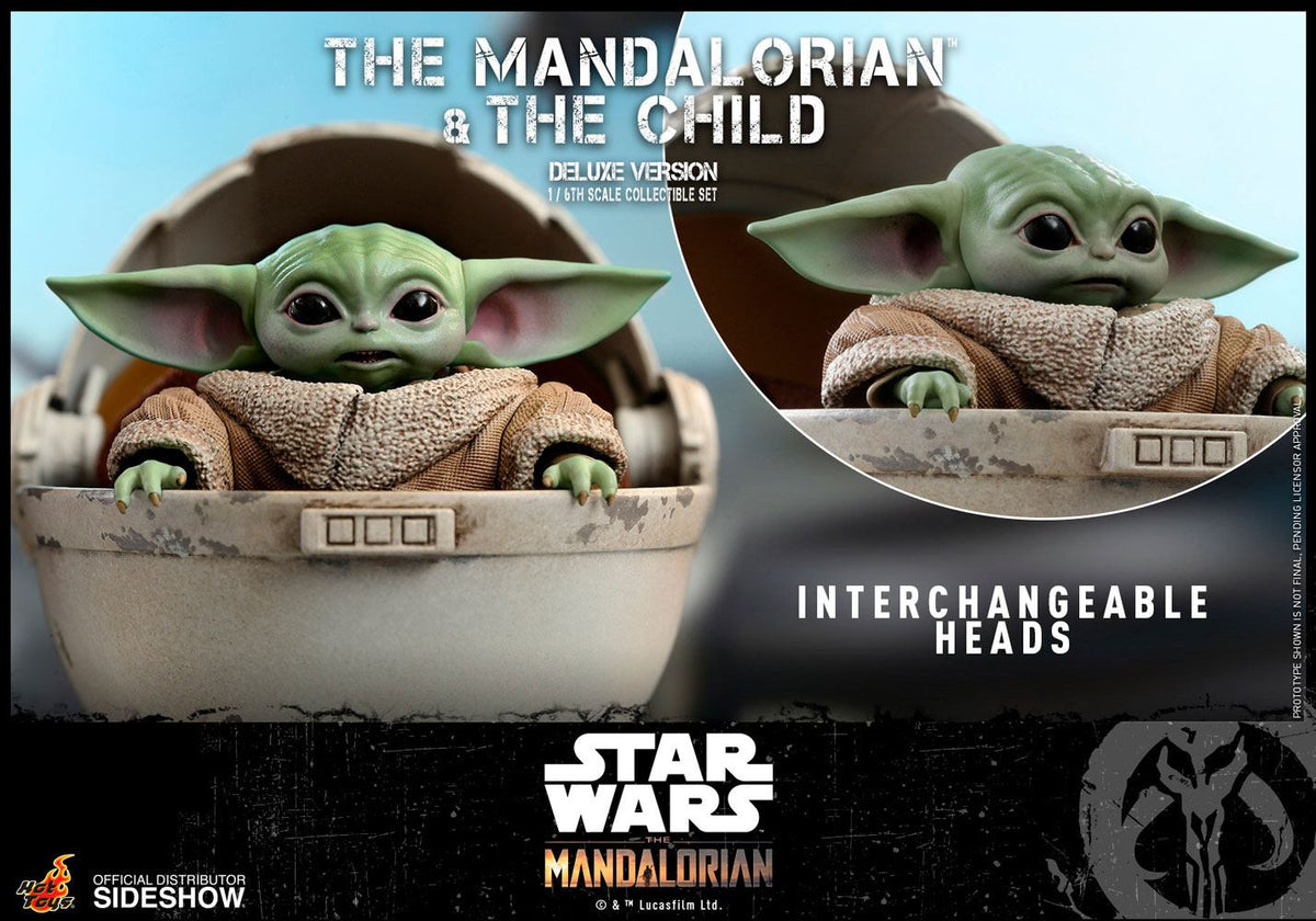 Star Wars The Mandalorian Action Figure 2-Pack 1/6 The Mandalorian &amp; The Child Deluxe 30 cm
