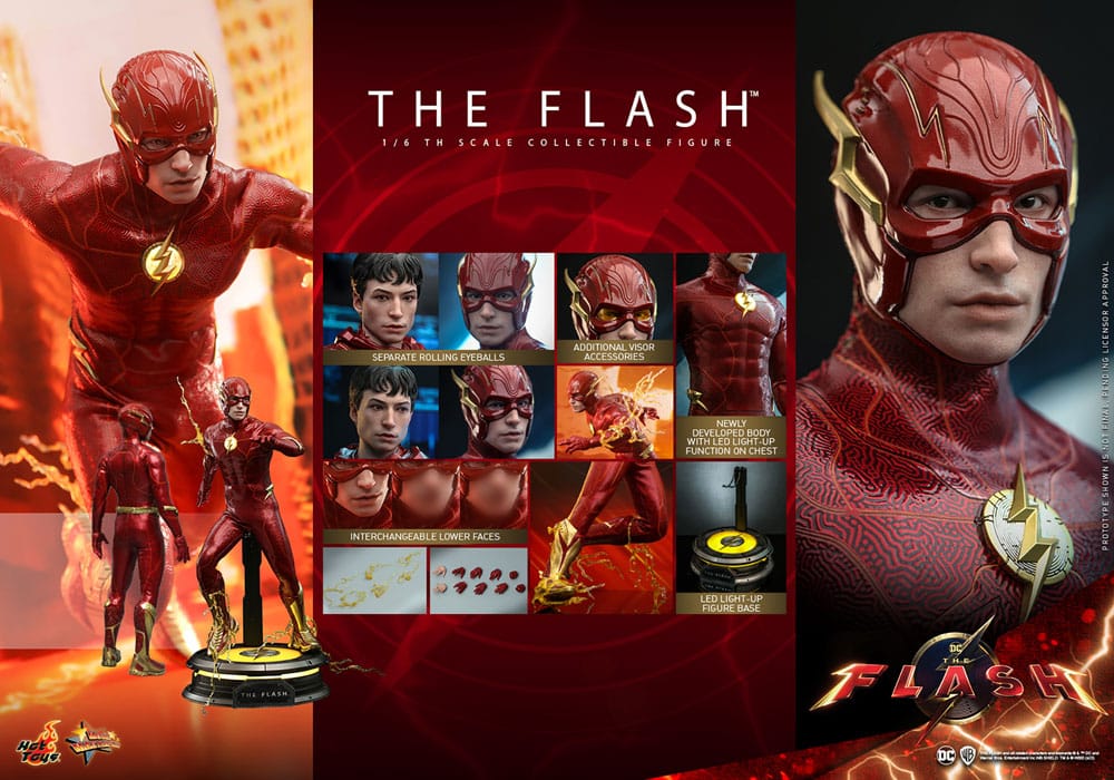 The Flash Movie Masterpiece Actionfigur 1/6 The Flash 30 cm