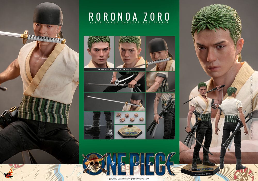 One Piece (Netflix) Actionfigur 1/6 Roronoa Zoro 31 cm