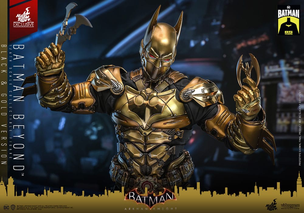 Batman: Arkham Knight Videogame Masterpiece Action Figure 1/6 Batman Beyond (Black & Gold Version) 32 cm