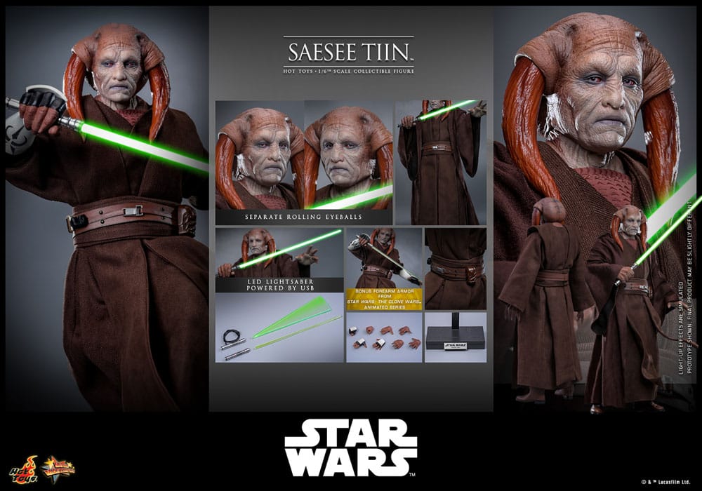 Star Wars: Episode III - Revenge of the Sith Movie Masterpiece Action Figure 1/6 Saesee Tiin 31 cm