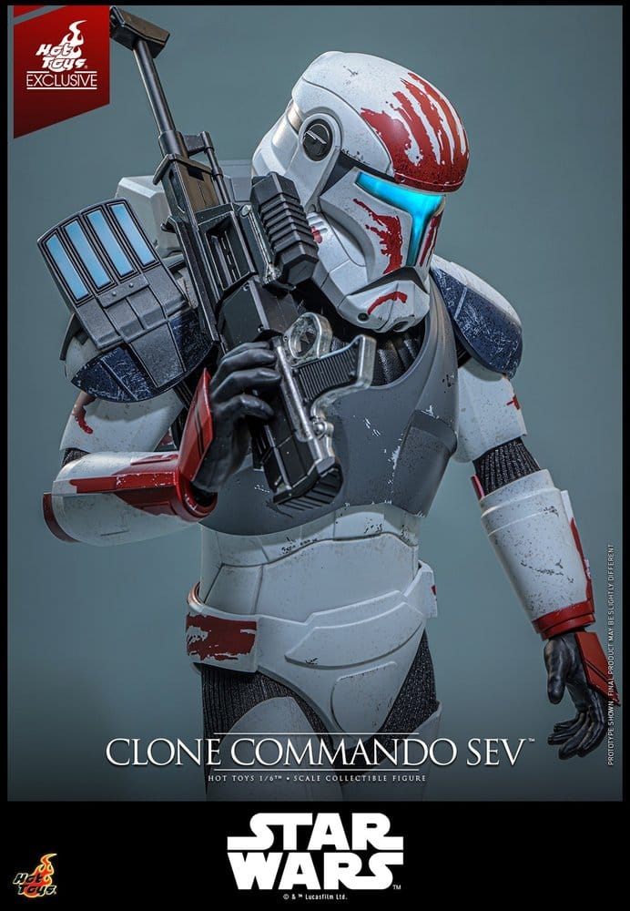 Star Wars: The Clone Wars Television Masterpiece Action Figure 1/6 Clone Commando Sev (Hot Toys Exclusive) 30 cm