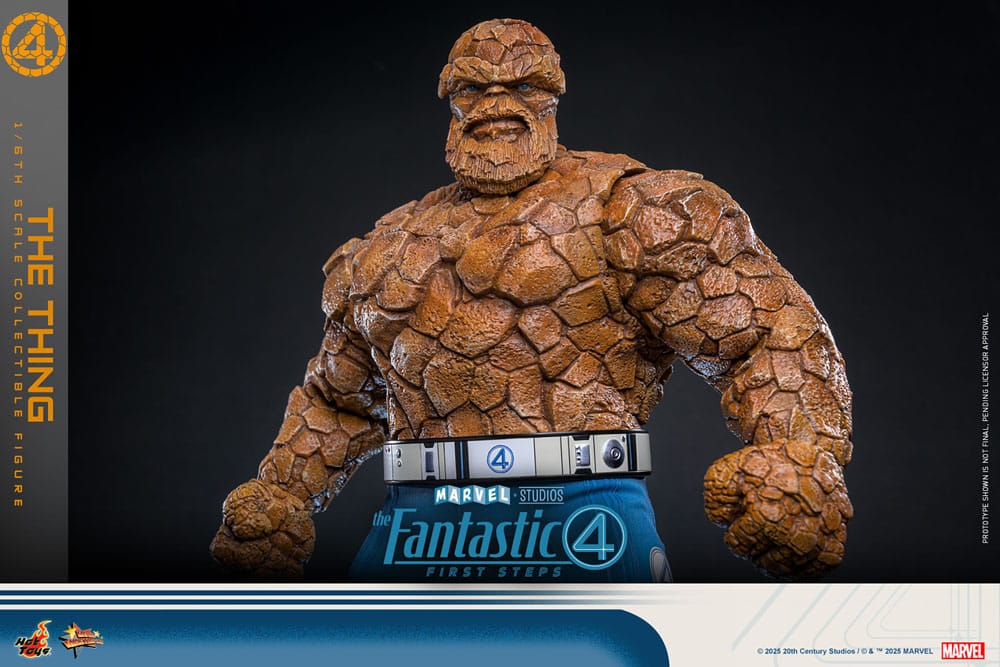 The Fantastic Four: First Steps Movie Masterpiece Action Figure 1/6 The Thing 31 cm