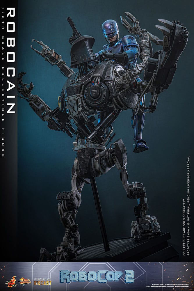 RoboCop 2 Movie Masterpiece Diecast Action Figure 1/6 RoboCain 40 cm