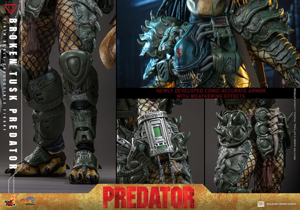 Alien vs. Predator Comic Masterpiece Action Figure 1/6 Broken Tusk Pre