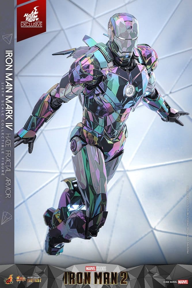 Iron Man 2 Action Figure 1/6 Iron Man Mark IV (Haze Fractal Armor) 33 cm