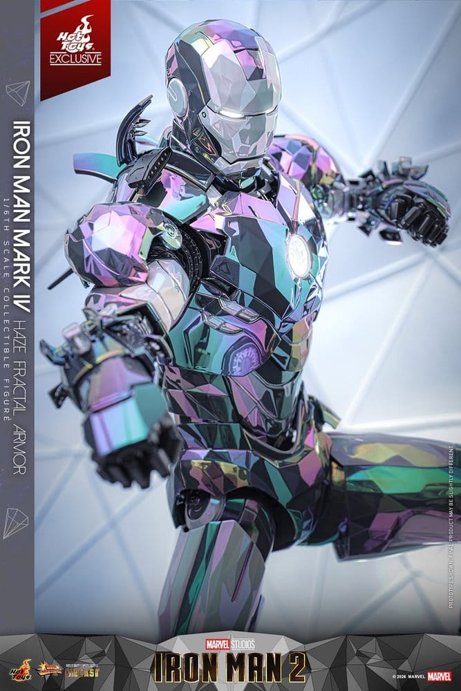 Iron Man 2 Action Figure 1/6 Iron Man Mark IV (Haze Fractal Armor) 33 cm