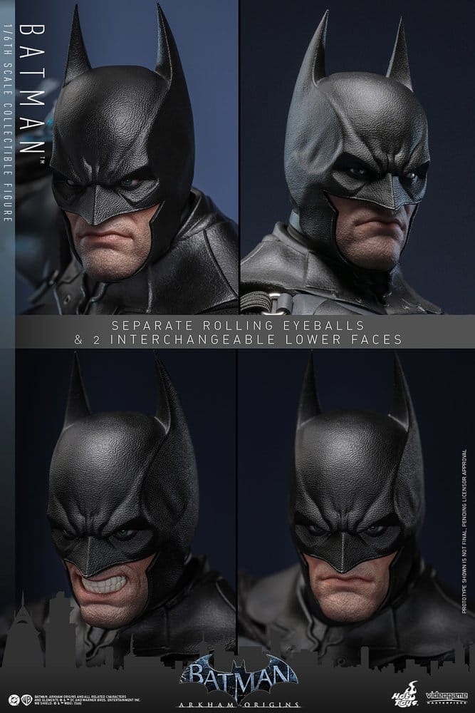 Batman Arkham Origins Videogame Masterpiece Action Figure 1/6 Batman 33 cm