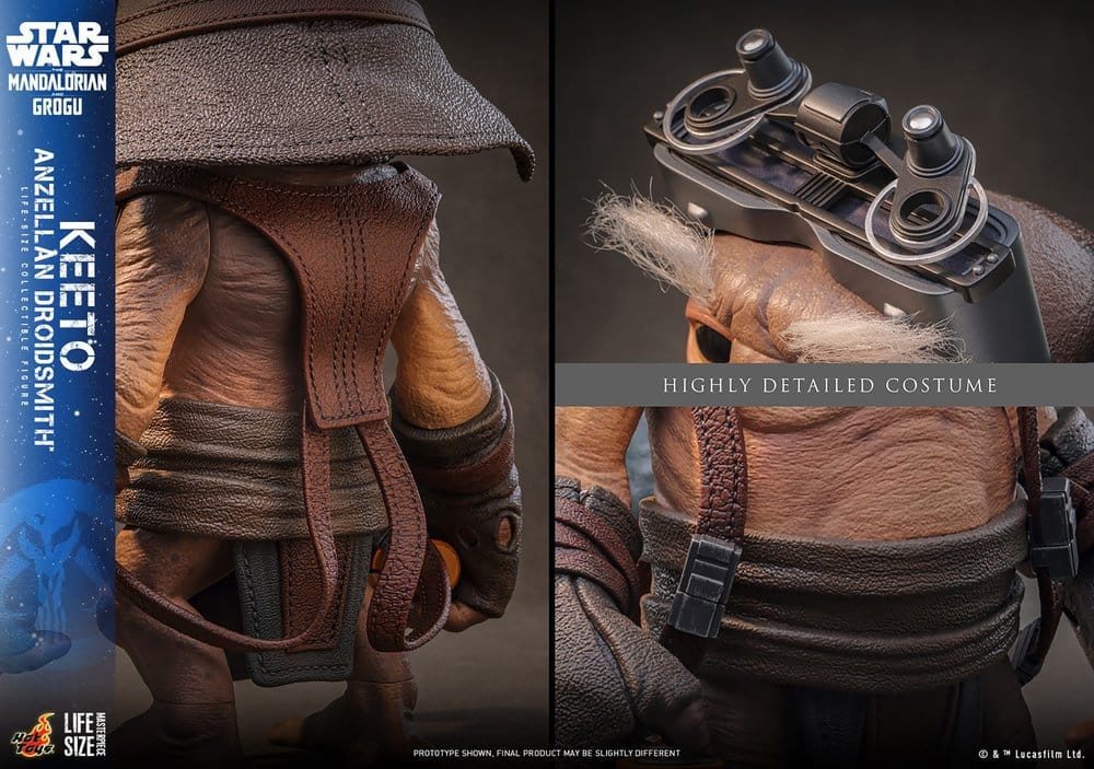 Star Wars: The Mandalorian & Grogu Life-Size Masterpiece Life-Size Figure Keeto (Anzellan Droidsmith) 26 cm
