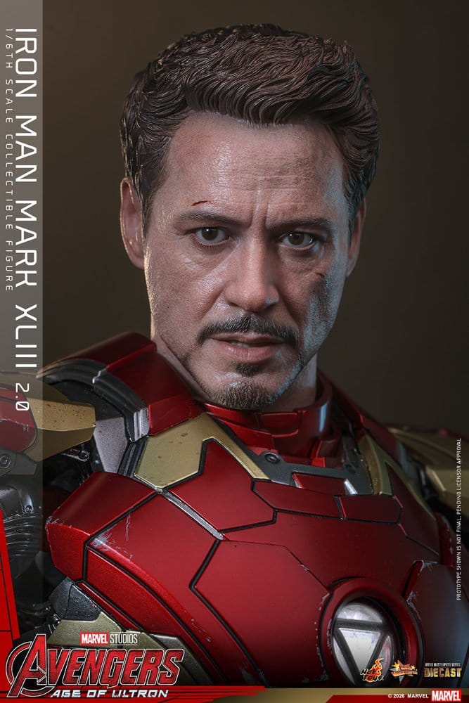 Avengers: Age of Ultron Movie Masterpiece Diecast Action Figure 1/6 Iron Man Mark XLIII (2.0) 32 cm