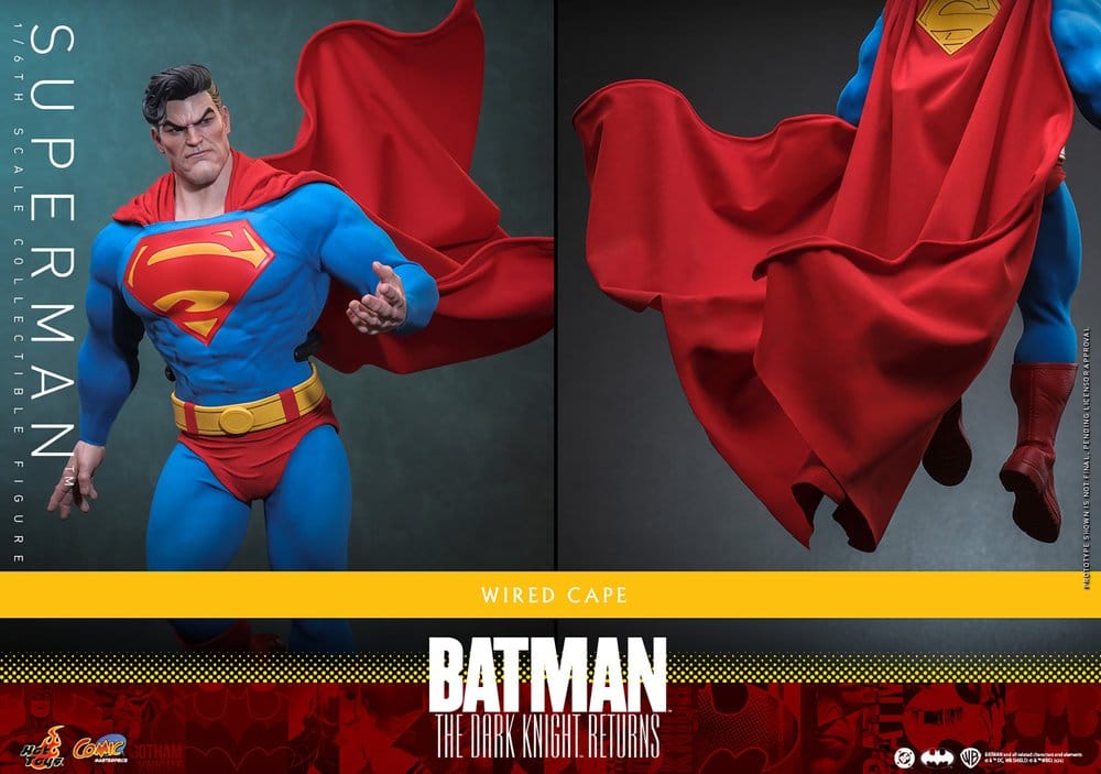 Batman: The Dark Knight Returns Comic Masterpiece Action Figure 1/6 Superman 34 cm