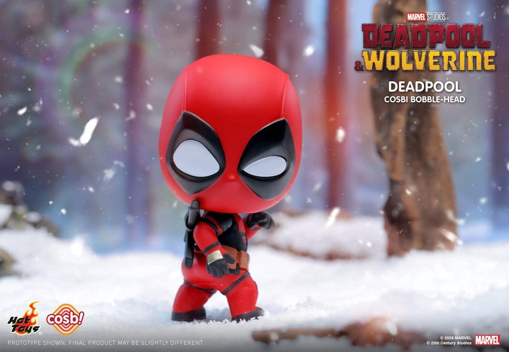 Deadpool & Wolverine Cosbi Mini Figures 9 cm Series 2 Blind Box Display (8)