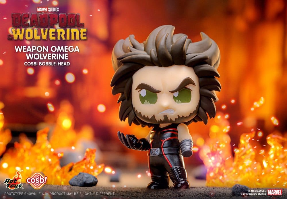 Deadpool & Wolverine Cosbi Mini Figures 9 cm Series 2 Blind Box Display (8)