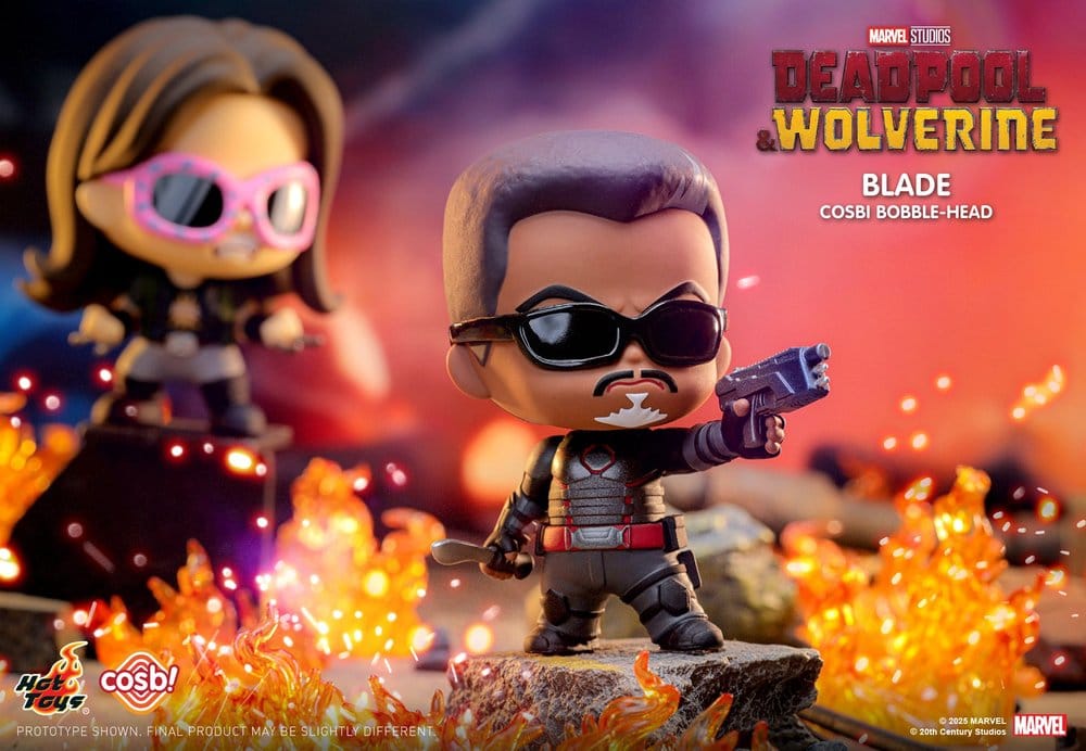Deadpool & Wolverine Cosbi Mini Figures 9 cm Series 2 Blind Box Display (8)