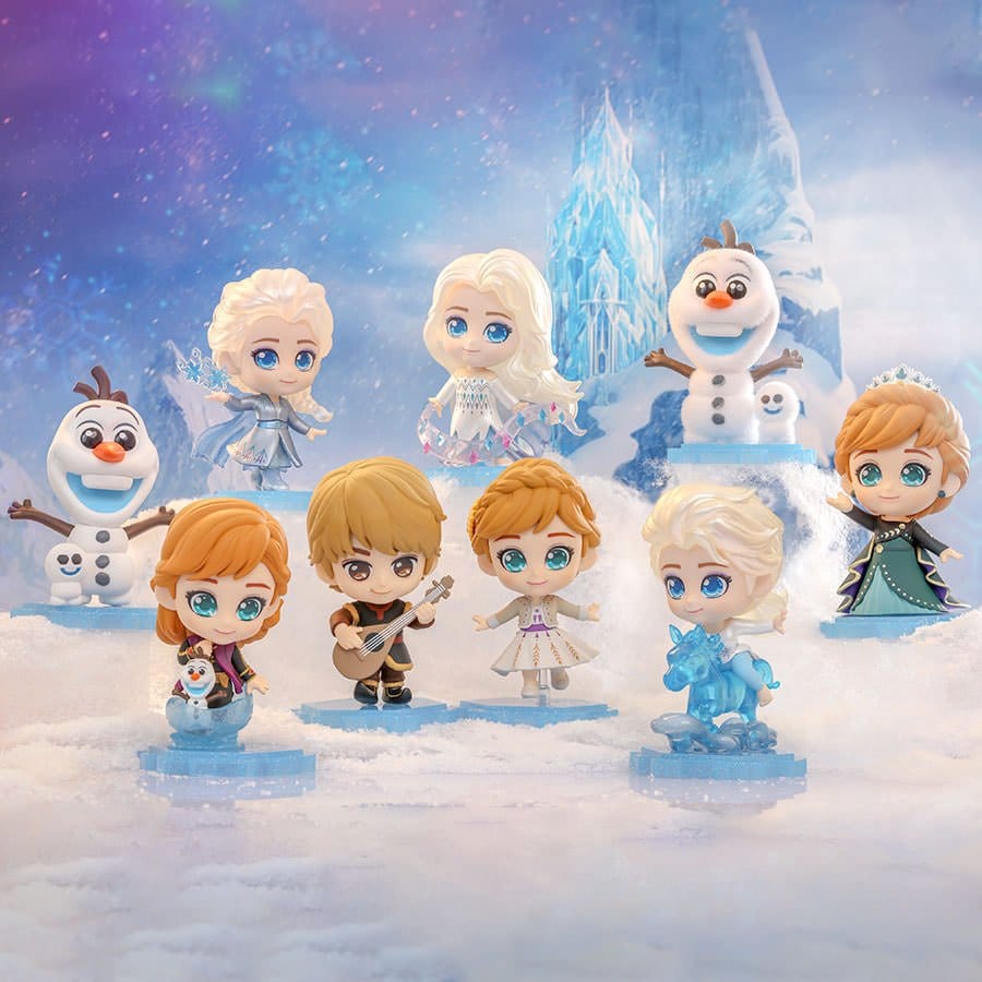 Frozen Cosbi Mini Figures 8 cm Blind Box Display (8)