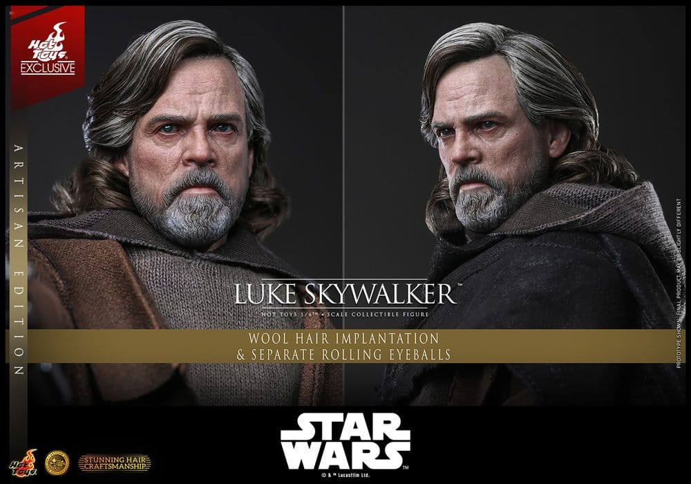 Star Wars: The Last Jedi Movie Masterpiece Action Figure 1/6 Luke Skywalker (Artisan Edition) 29 cm