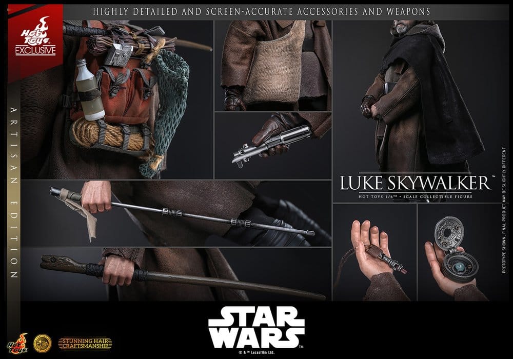 Star Wars: The Last Jedi Movie Masterpiece Action Figure 1/6 Luke Skywalker (Artisan Edition) 29 cm