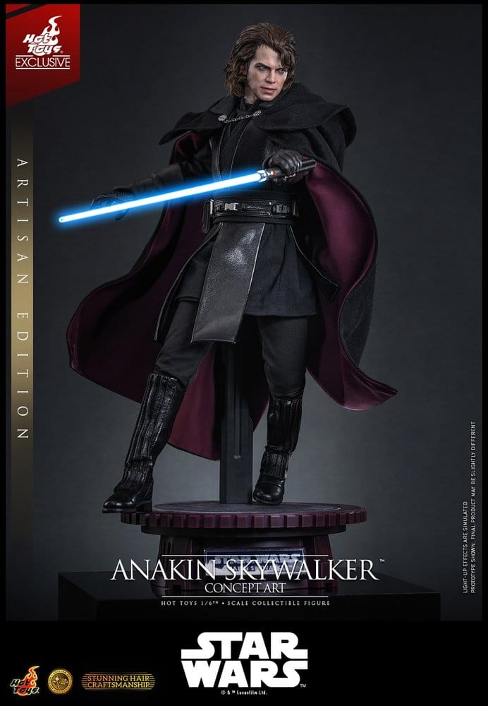 Star Wars Episode III: Revenge Of The Sith Movie Masterpiece Action Figure 1/6 Anakin Skywalker (Concept Art Version) (Artisan Edition) Hot Toys Exclusive 31 cm
