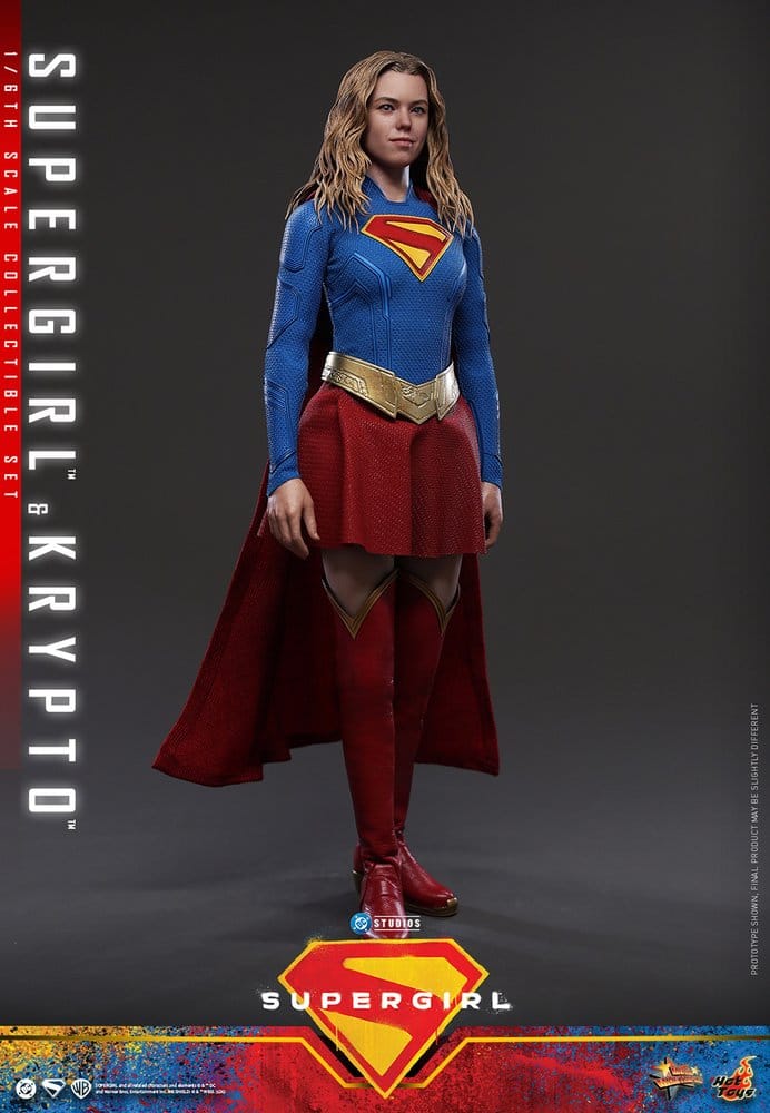 DC Comics Movie Masterpiece Action Figure Set Supergirl & Krypto 28 cm