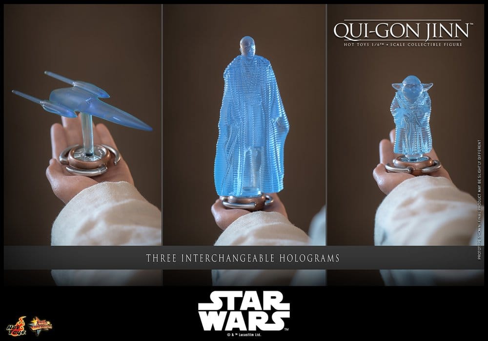 Star Wars: The Phantom Menace Movie Masterpiece Action Figure 1/6 Qui-Gon Jinn (Artisan Edition) Hot Toys Exclusive 32 cm