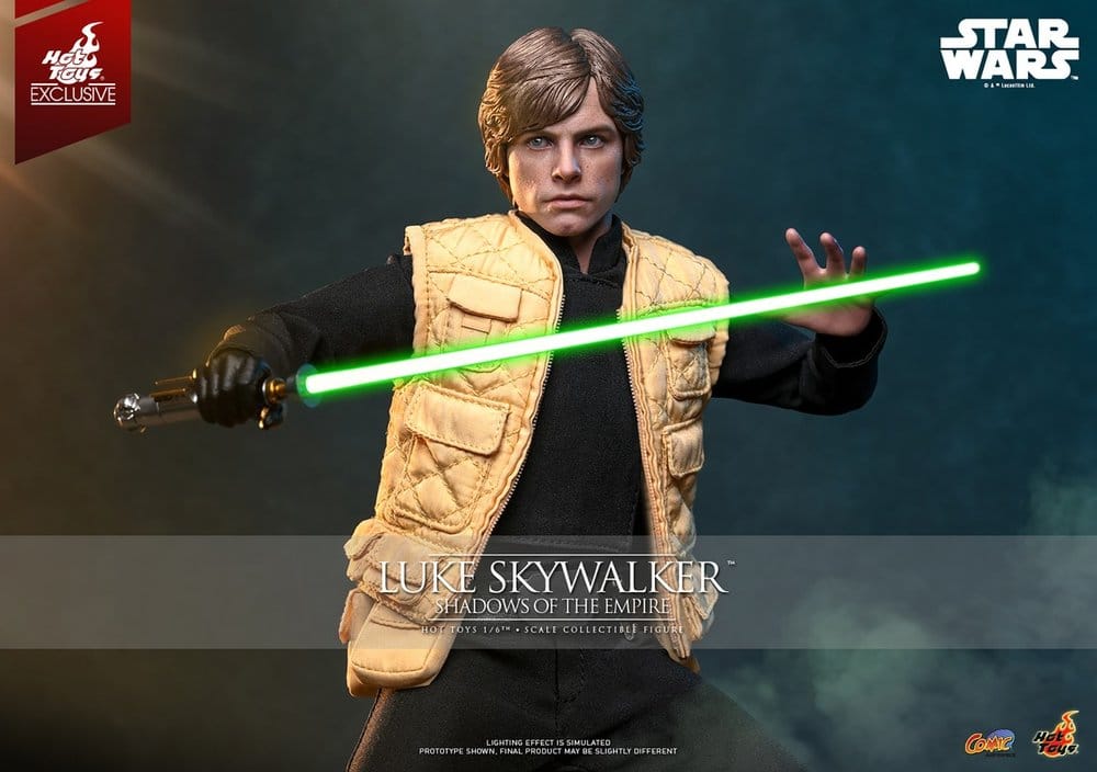 Star Wars Comic Masterpiece Action Figure 1/6 Luke Skywalker (Shadows Of The Empire) (Hot Toys Exclusive) 28 cm