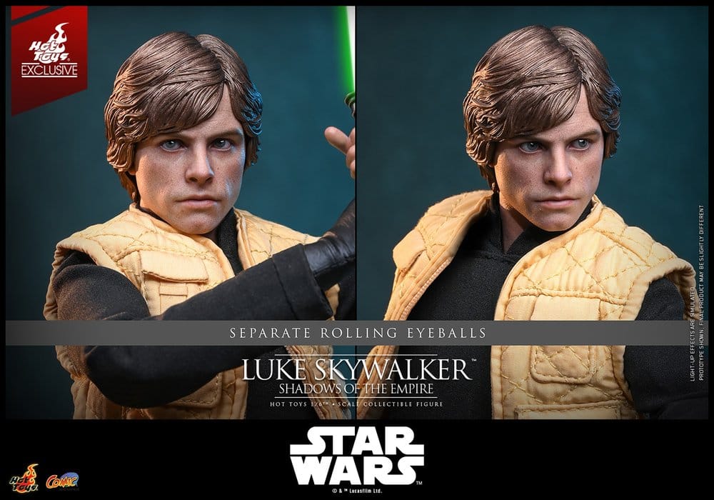 Star Wars Comic Masterpiece Action Figure 1/6 Luke Skywalker (Shadows Of The Empire) (Hot Toys Exclusive) 28 cm