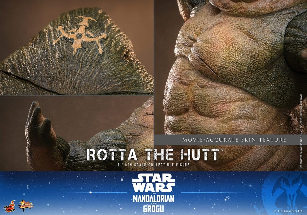 Star Wars Movie Masterpiece Action Figure 1/6 Rotta The Hutt 32 cm