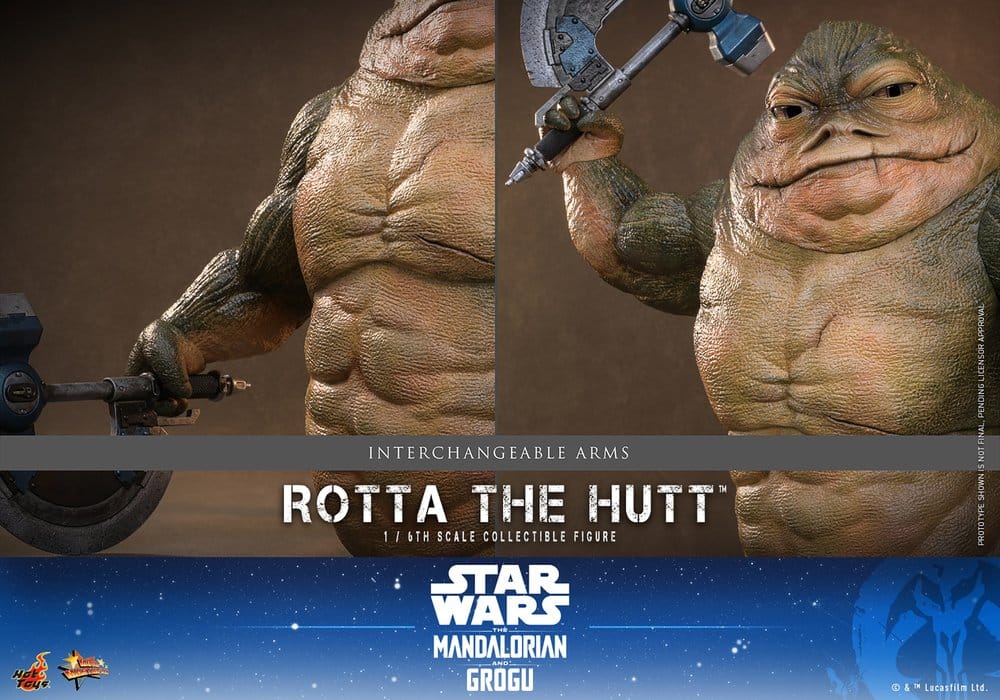 Star Wars Movie Masterpiece Action Figure 1/6 Rotta The Hutt 32 cm