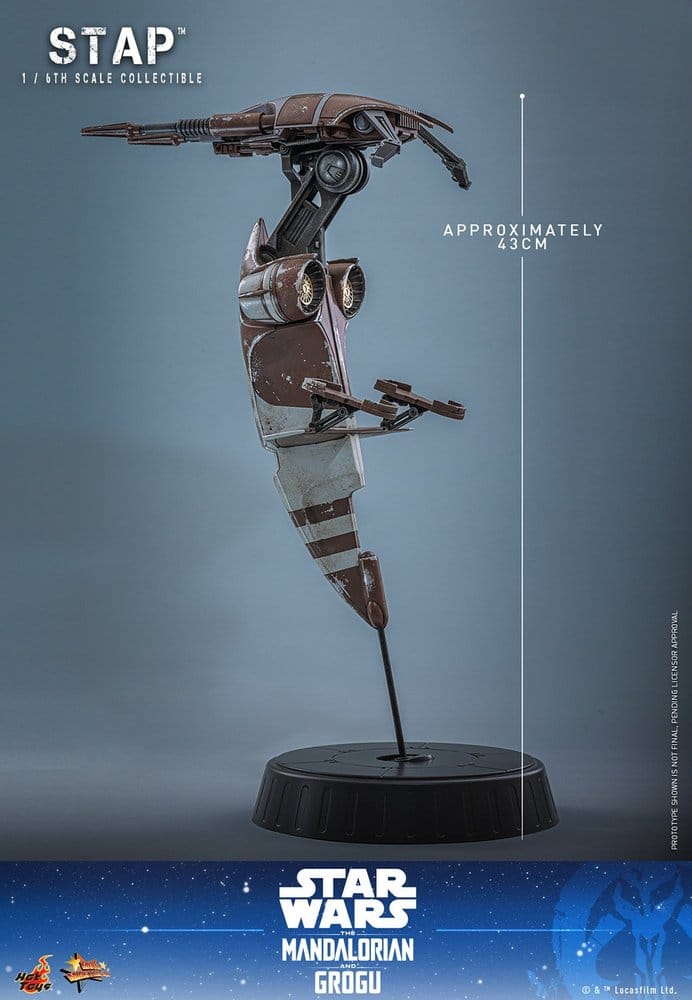 Star Wars: The Mandalorian & Grogu Movie Masterpiece Accessory 1/6 STAP 32 cm