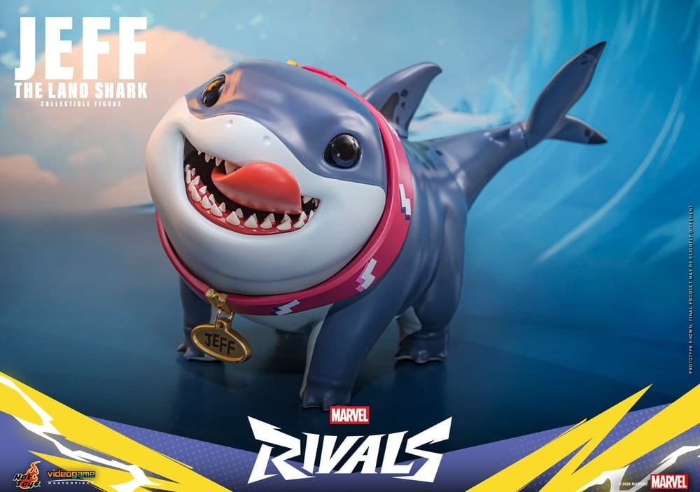 Marvel Rivals Videogame Masterpiece Series Action Figure Jeff the Land Shark 11 cm
