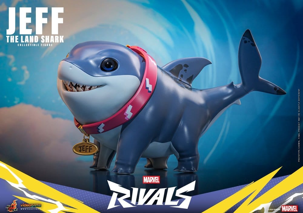 Marvel Rivals Videogame Masterpiece Series Action Figure Jeff the Land Shark 11 cm