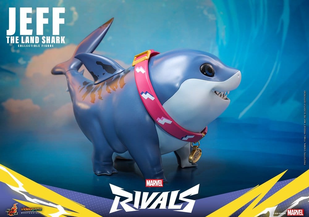 Marvel Rivals Videogame Masterpiece Series Action Figure Jeff the Land Shark 11 cm
