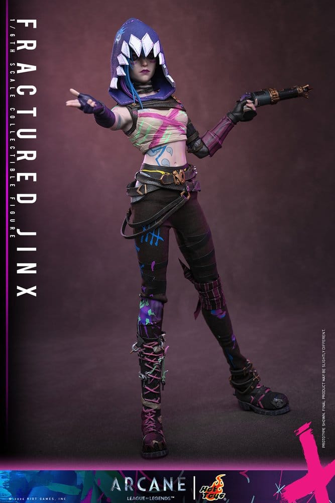 Arcane Action Figure 1/6 Fractured Jinx 28 cm