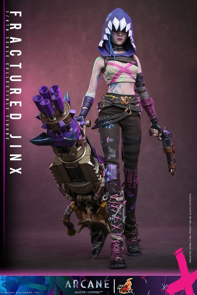 Arcane Action Figure 1/6 Fractured Jinx 28 cm