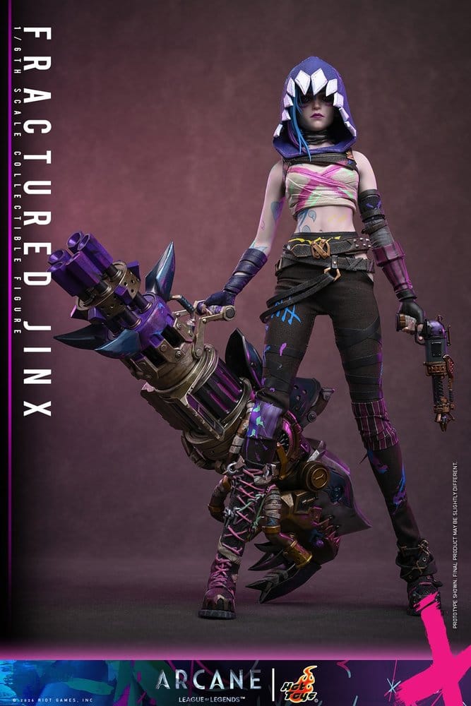 Arcane Action Figure 1/6 Fractured Jinx 28 cm