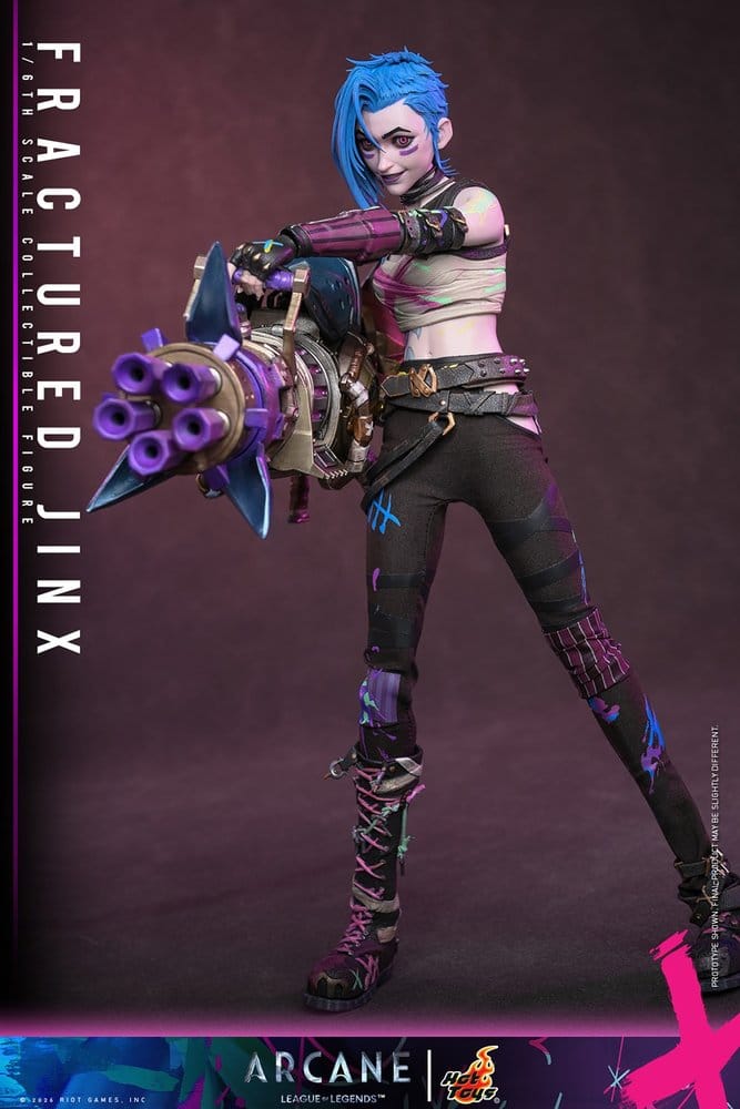 Arcane Action Figure 1/6 Fractured Jinx 28 cm