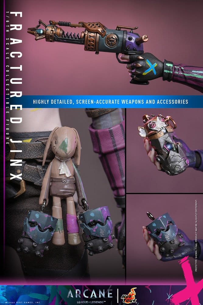 Arcane Action Figure 1/6 Fractured Jinx 28 cm