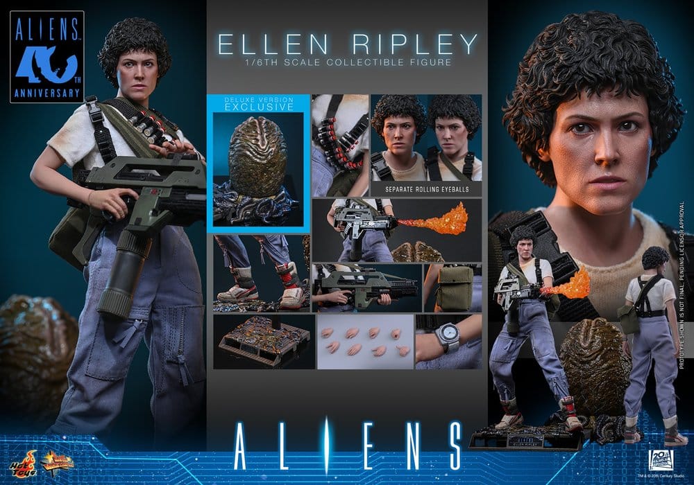 Alien Movie Masterpiece Action Figure 1/6 Ellen Ripley (Deluxe Version) 30 cm