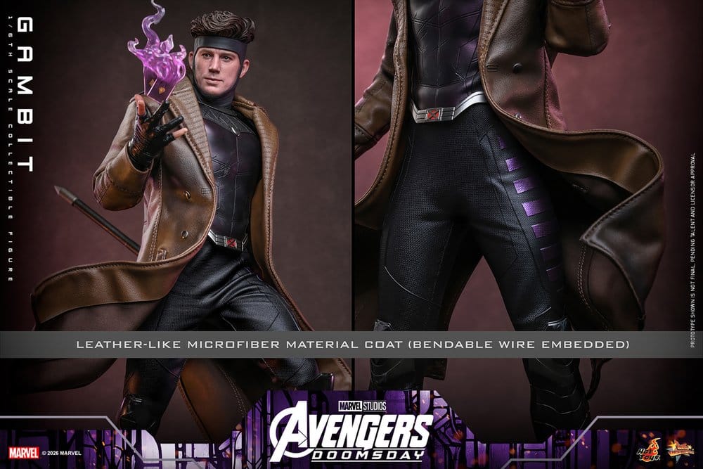 Avengers: Doomsday Movie Masterpiece Action Figure 1/6 Gambit 31 cm