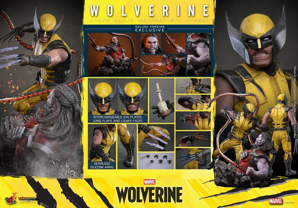 Marvel Video Game Masterpiece Action Figure 1/6 Wolverine (Deluxe Version) 29 cm