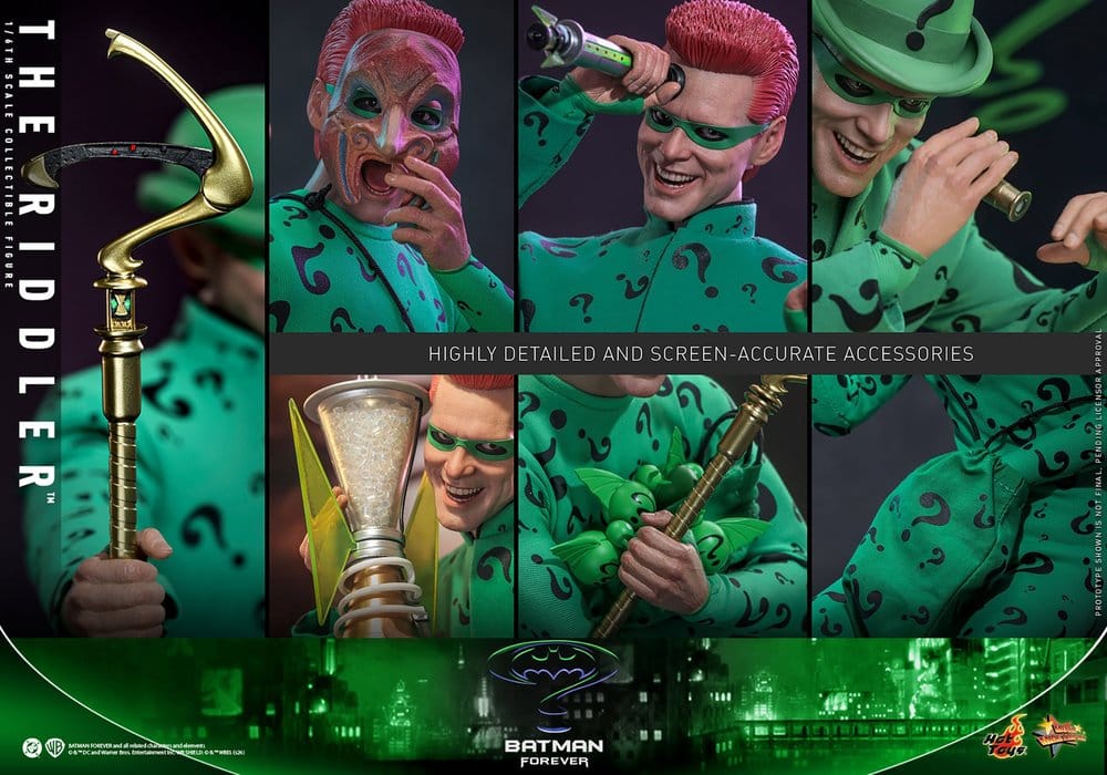 DC Comics Batman Forever Movie Masterpiece Action Figure 1/6 Riddler 31 cm