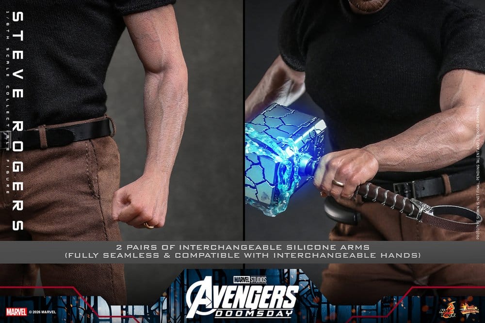 Marvel Avengers: Doomsday Movie Masterpiece Action Figure 1/6 Steve Rogers (Deluxe Version) 31 cm