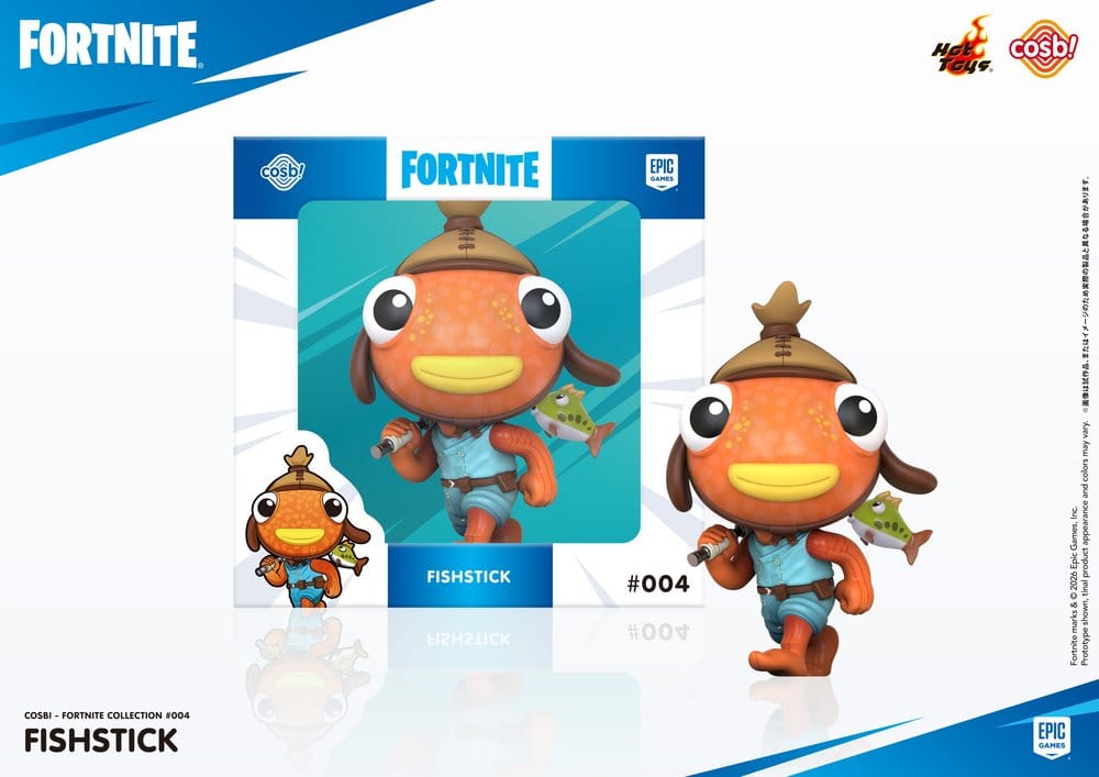 Fortnite Cosbi Mini Figure Fishstick 8 cm