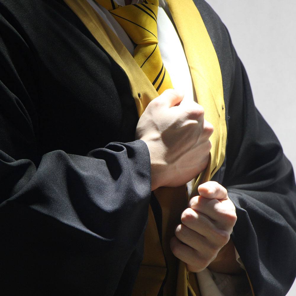 Harry Potter Zauberer Robe Umhang Hufflepuff Größe L