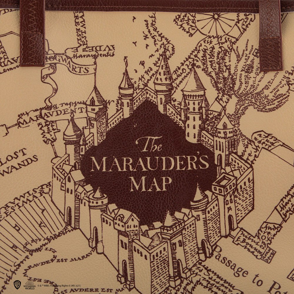 Harry Potter Shopping Bag &amp; Pouch Marauder's Map