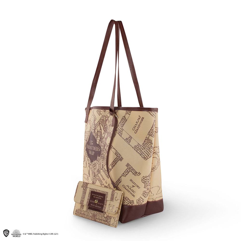 Harry Potter Shopping Bag &amp; Pouch Marauder's Map