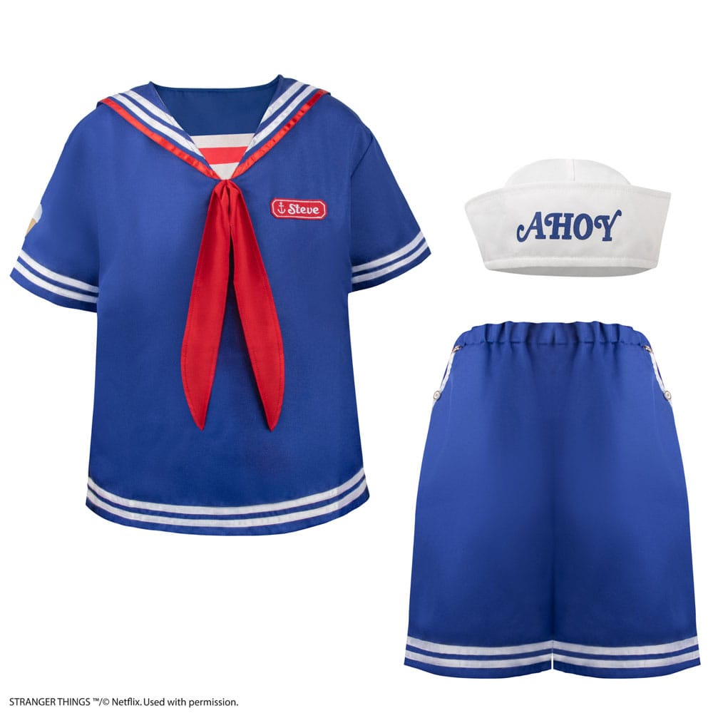Stranger Things: Scoops Ahoy Steve Costume